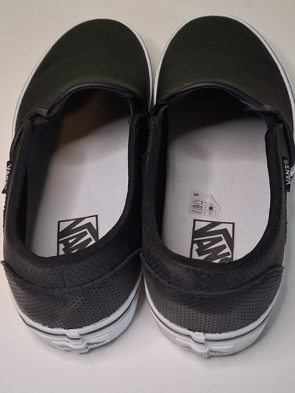 Women's Black Slip-On Vans Casual Shoes - Comfortable Everyday Wear - Picture 4 of 13